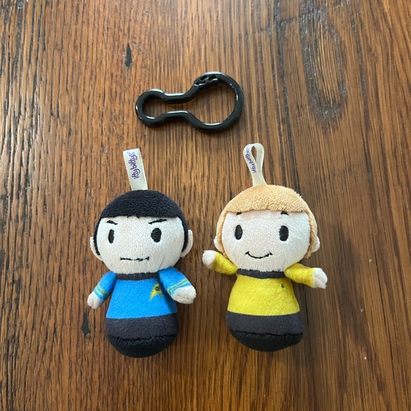 Star Trek Hallmark Itty Bitty's, Captain Kirk and Mr. Spock - Picture 1 of 4